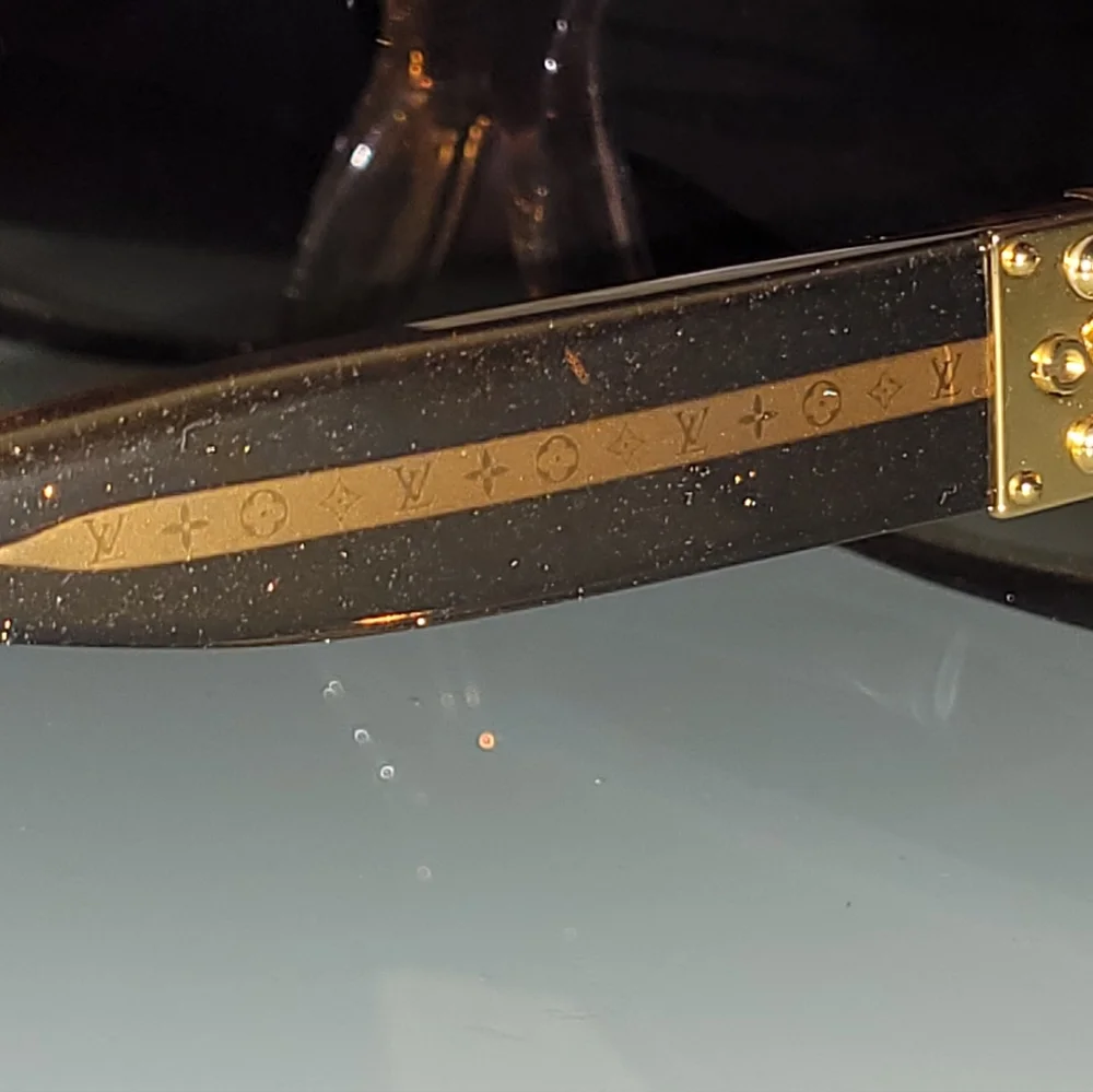 Louis Vuitton Soupcon GM Glitter Honey Sunglasses Z0003E FREE POSHMARK AUTHENTIC - Picture 7 of 9